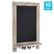 Flash Furniture Weathered Magnetic Table/Hanging Chalkboards, 10PK 10-HFKHD-GDI-CRE8-322315-GG - alternate 2